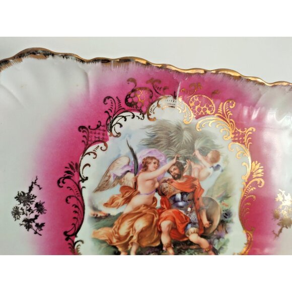 Royal Bavarian China P.M.B Germany Square Tray 11" x 8" - Picture 3 of 12